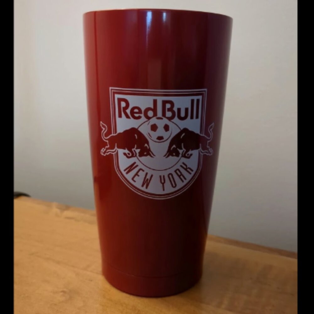 New York Red Bulls Stainless Steel Insulated Tumbler With Lid New In Box